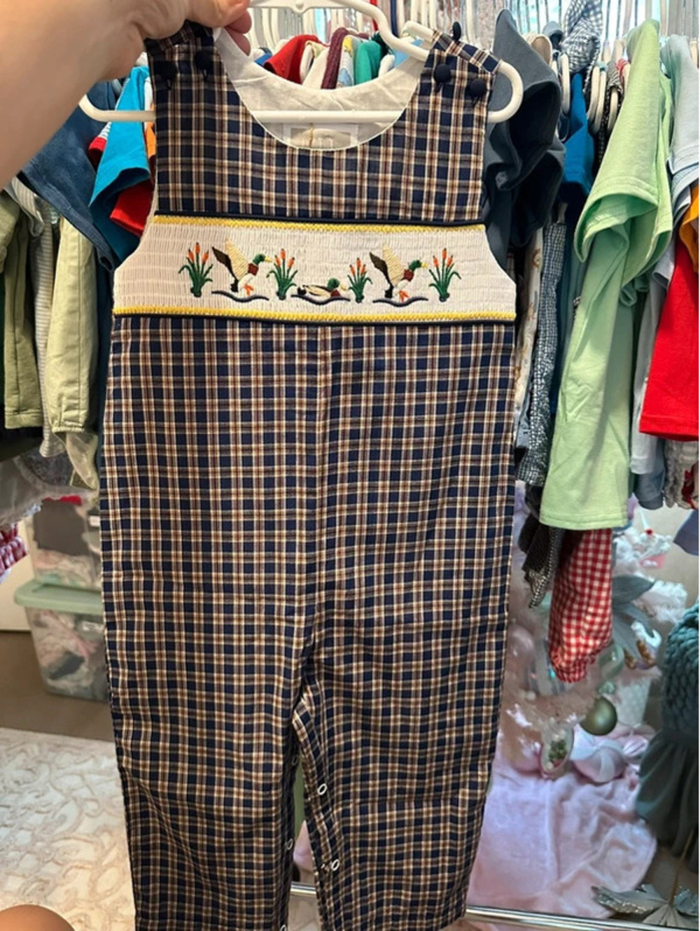Boys Smocked Jon Jon